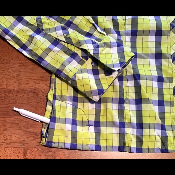 Women’s blue & yellow ~COLUMBIA shirt/ size M - Picture 4 of 8